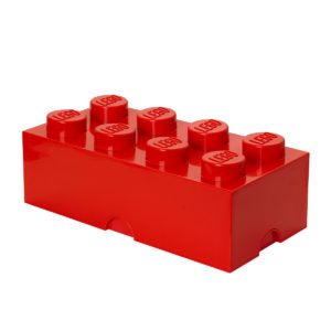 LEGO Storage Brick rouge