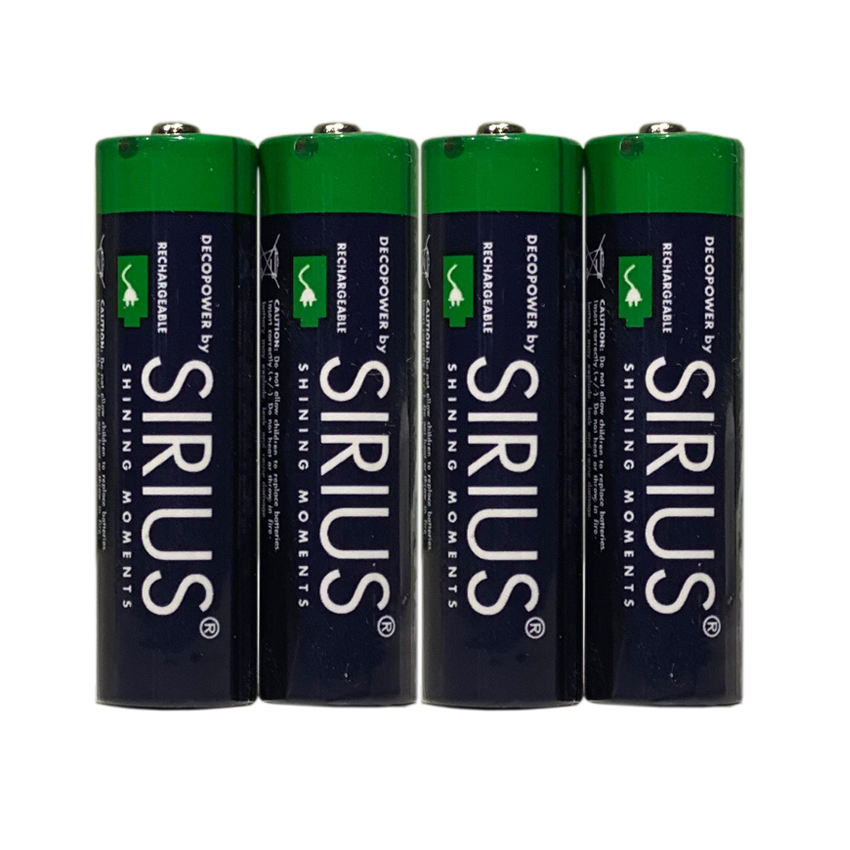 Sirius, 4 Piles rechargeables AA - La Petite Scandinave